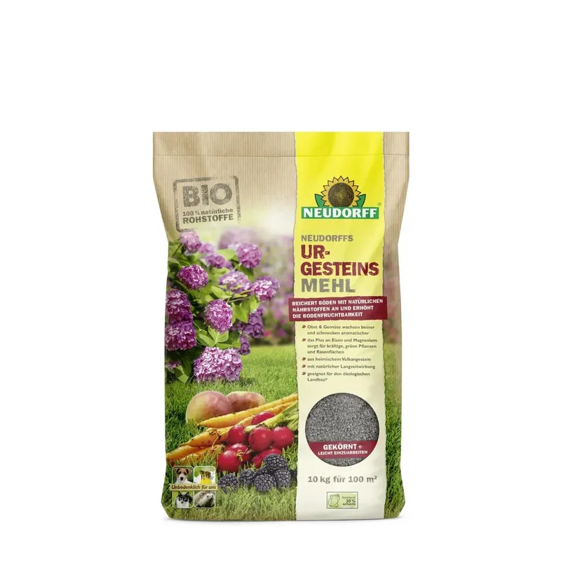 Preis Gesenkt UrgesteinsMehl - 10 kg Gartenboden verliert mit der Zeit wertvolle Mineralsubstanzen und Spurenelemente. Sorgen Sie für neue Boden-Kraft! Diabasgesteinsmehl natürlichen, vulkanischen Ursprungs für den ganzen Garten Optimal geeignet zur Eisen- und Magnesiu